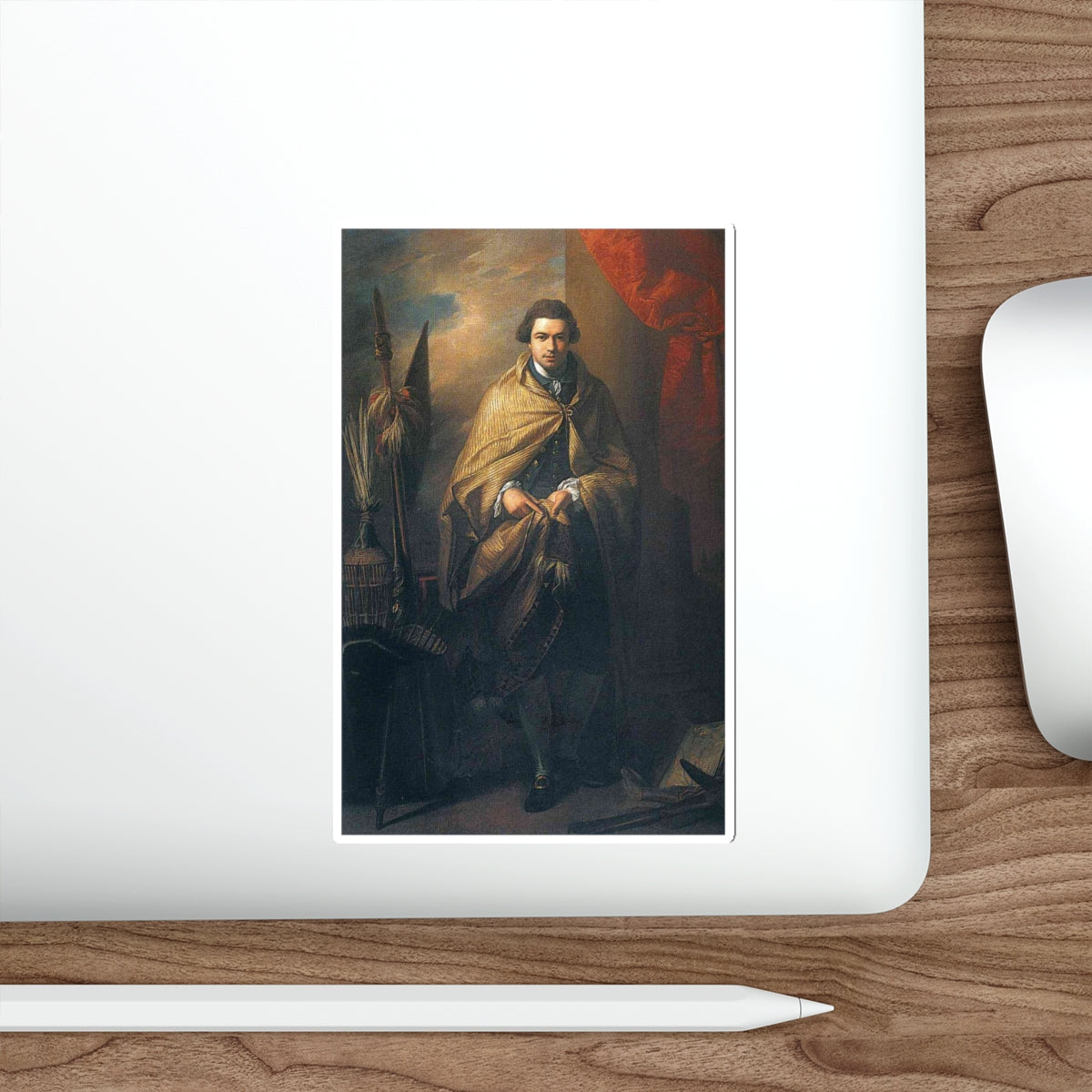 WEST, Benjamin - Joseph Banks (Artwork) STICKER Vinyl Die-Cut Decal-The Sticker Space