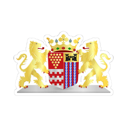 West Betuwe wapen (Netherlands) (Coat of Arms) STICKER Vinyl Kiss-Cut Decal 4 Inch White - The Sticker Space