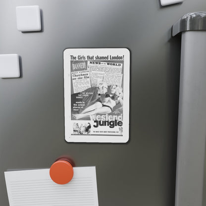 WEST END JUNGLE 1961 Movie Poster - Refrigerator Magnet-The Sticker Space