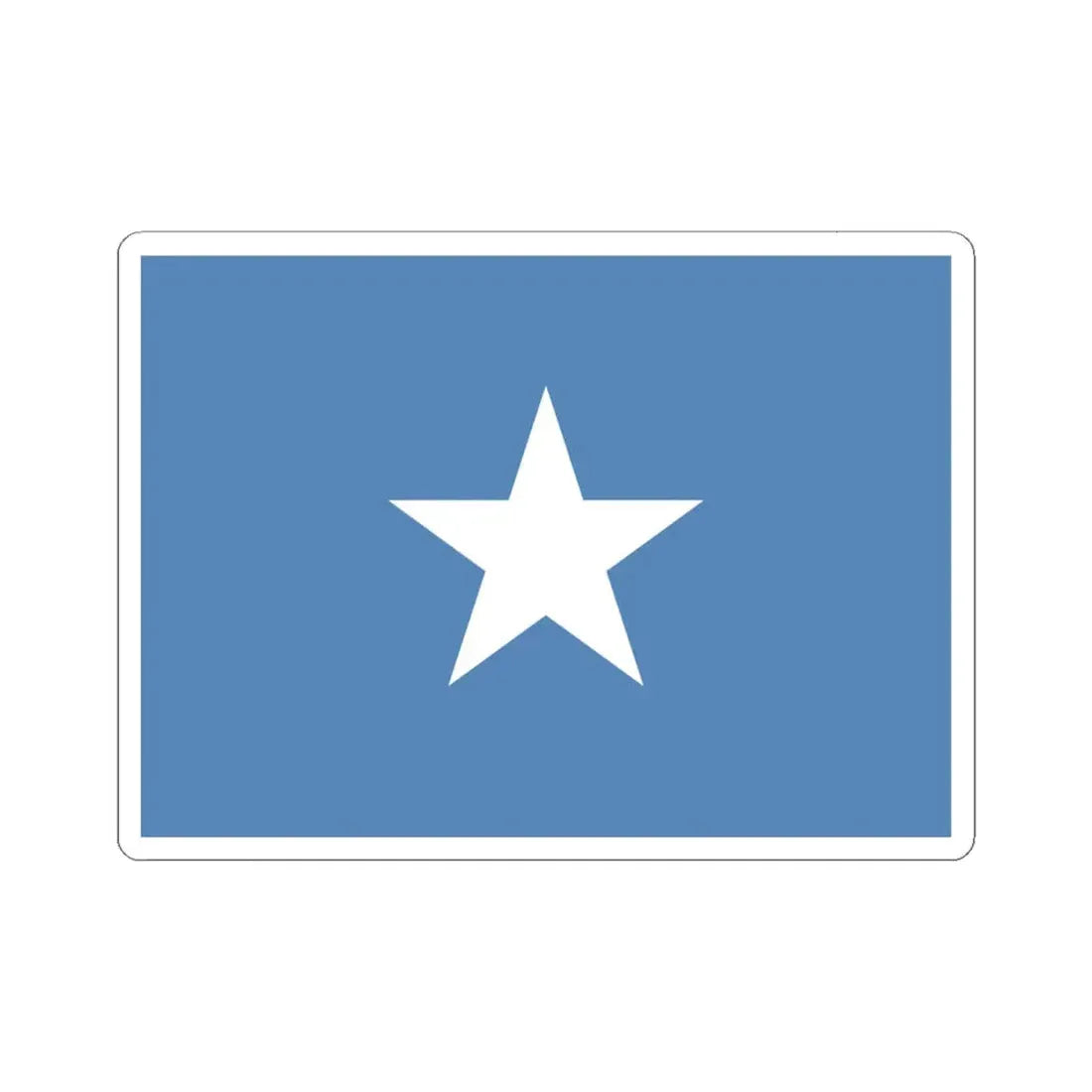 West Florida Flag (United States) STICKER Vinyl Kiss-Cut Decal 4 Inch White - The Sticker Space