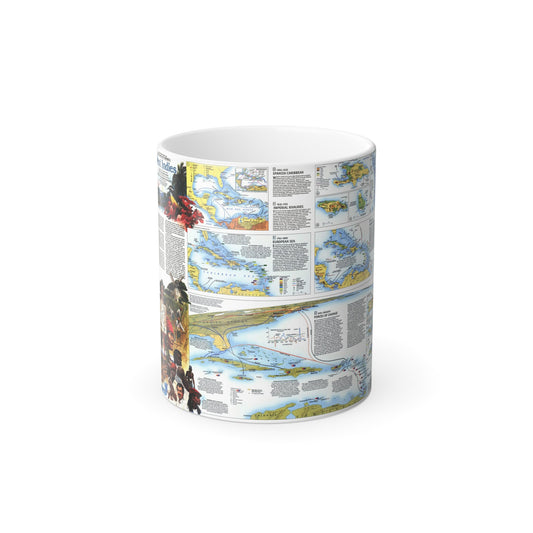West Indies 2 (1987) (Map) Color Changing Mug 11oz-11oz-The Sticker Space