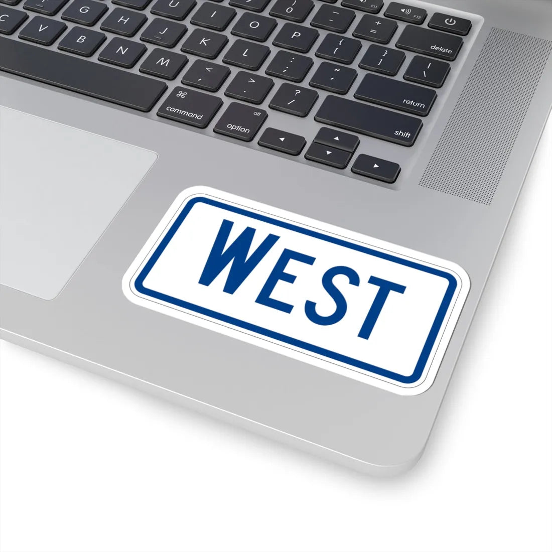 West plate South Carolina (South Carolina) (Road Sign) STICKER Vinyl Kiss-Cut Decal - The Sticker Space