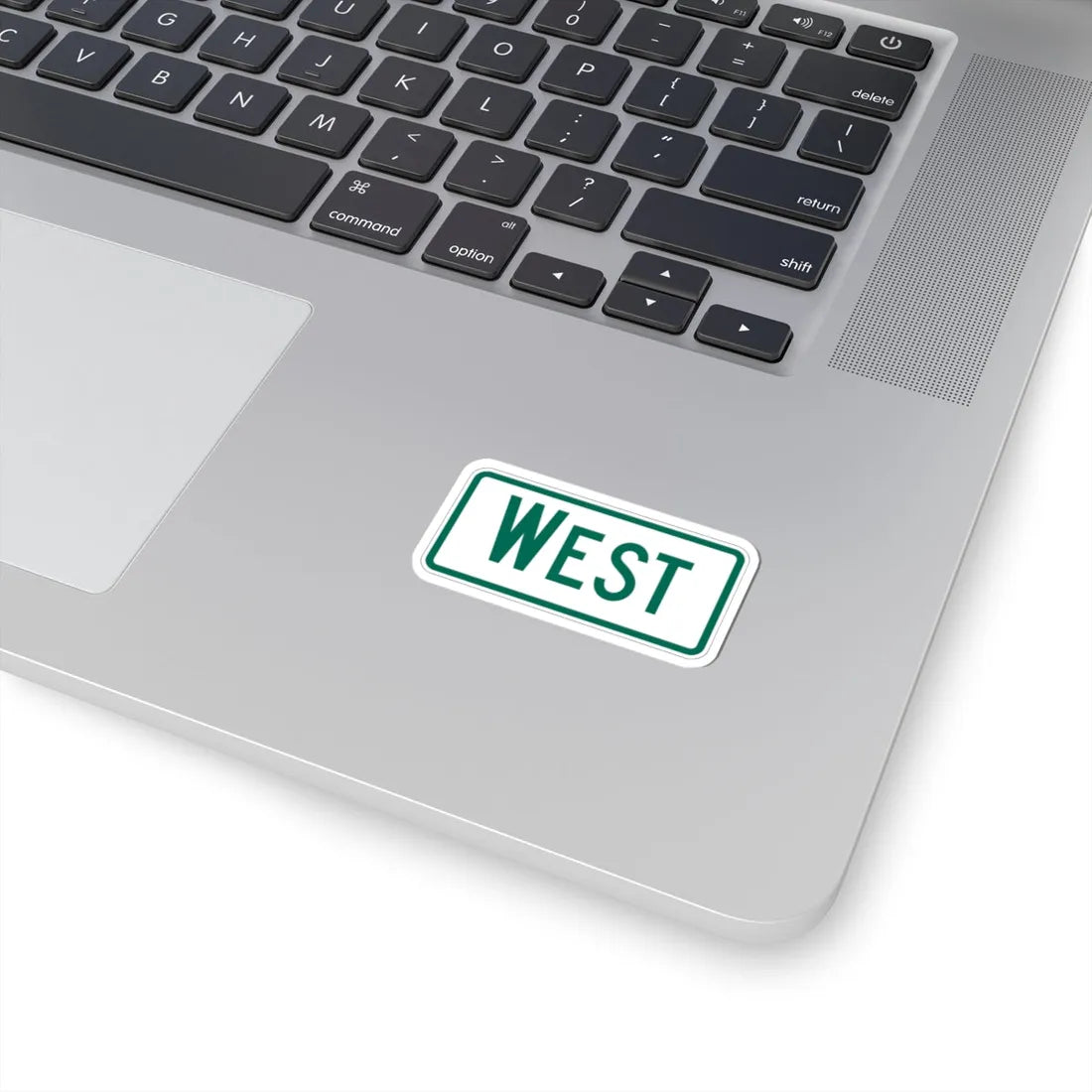 West plate Vermont (Vermont) (Road Sign) STICKER Vinyl Kiss-Cut Decal - The Sticker Space