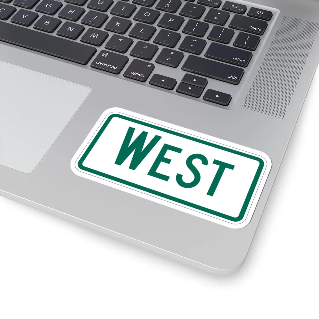 West plate Vermont (Vermont) (Road Sign) STICKER Vinyl Kiss-Cut Decal - The Sticker Space