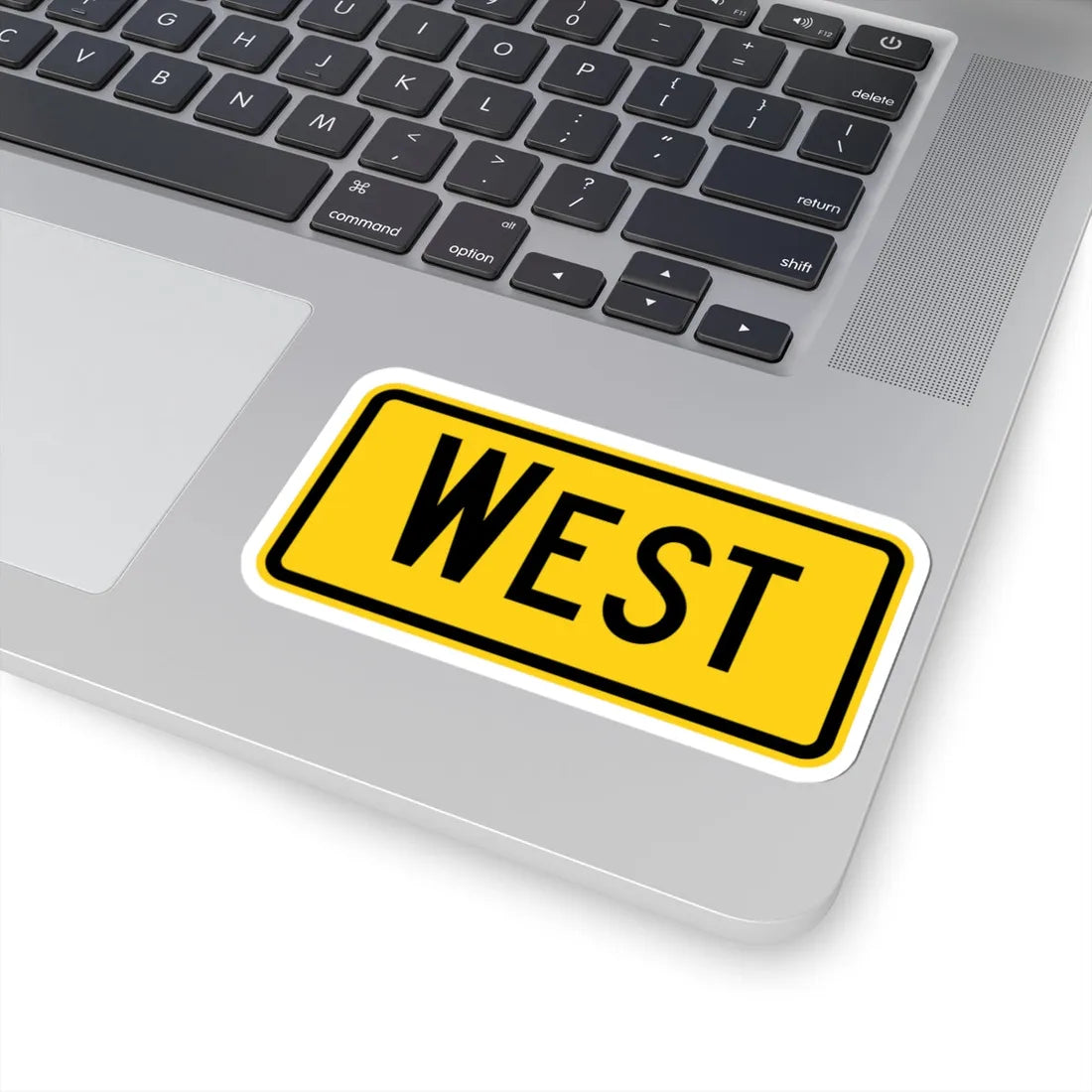 West plate Wyoming (Wyoming) (Road Sign) STICKER Vinyl Kiss-Cut Decal - The Sticker Space