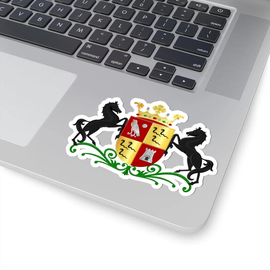 Westerbork wapen (Netherlands) (Coat of Arms) STICKER Vinyl Kiss-Cut Decal - The Sticker Space