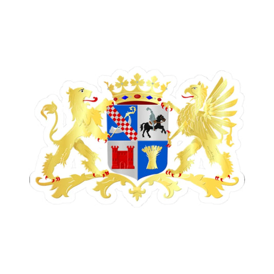 Westerkwartier wapen 2018 (Netherlands) (Coat of Arms) STICKER Vinyl Kiss-Cut Decal 2 Inch White - The Sticker Space