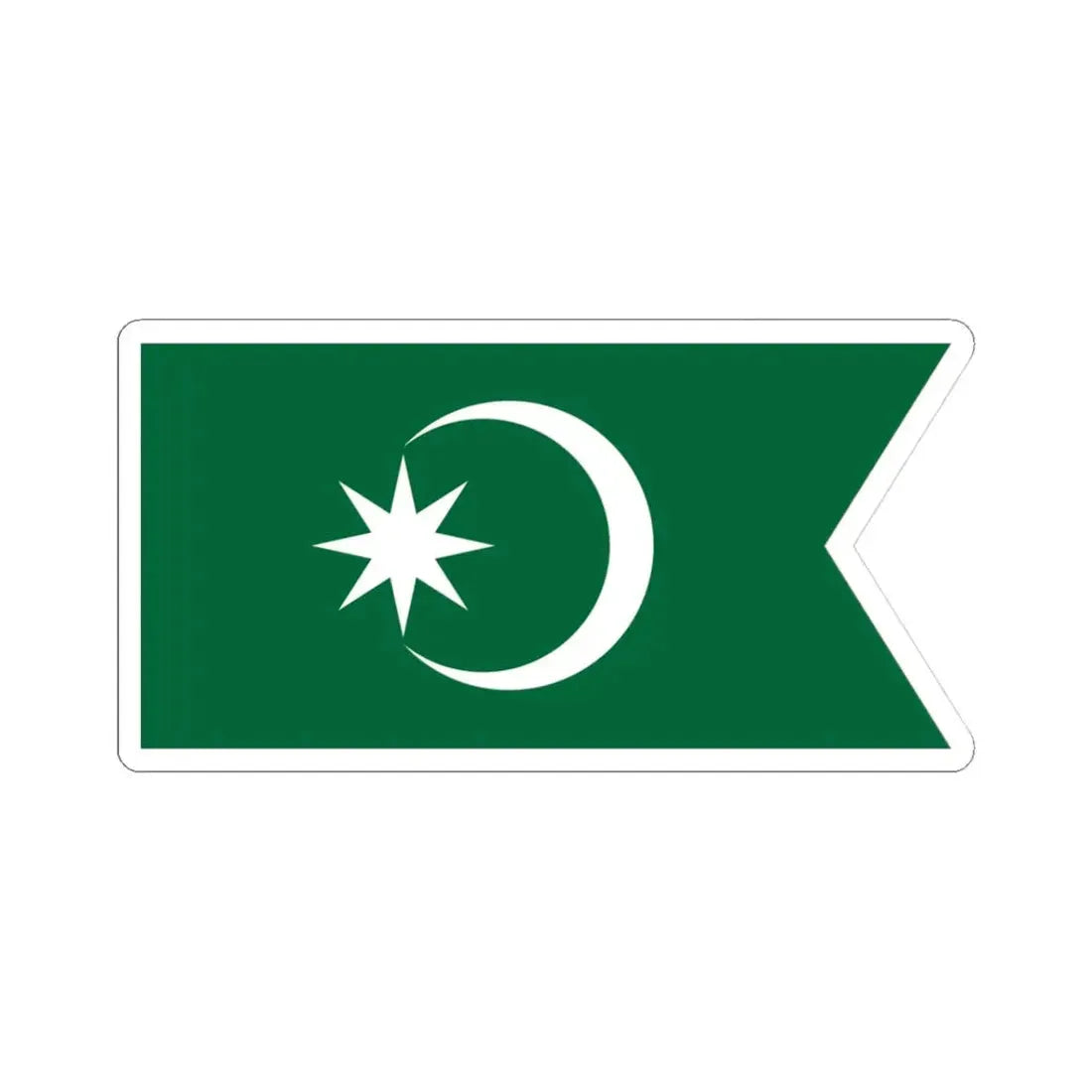 Western Herzegovina 1760 flag (Bosnia and Herzegovina) STICKER Vinyl Kiss-Cut Decal 3 Inch White - The Sticker Space