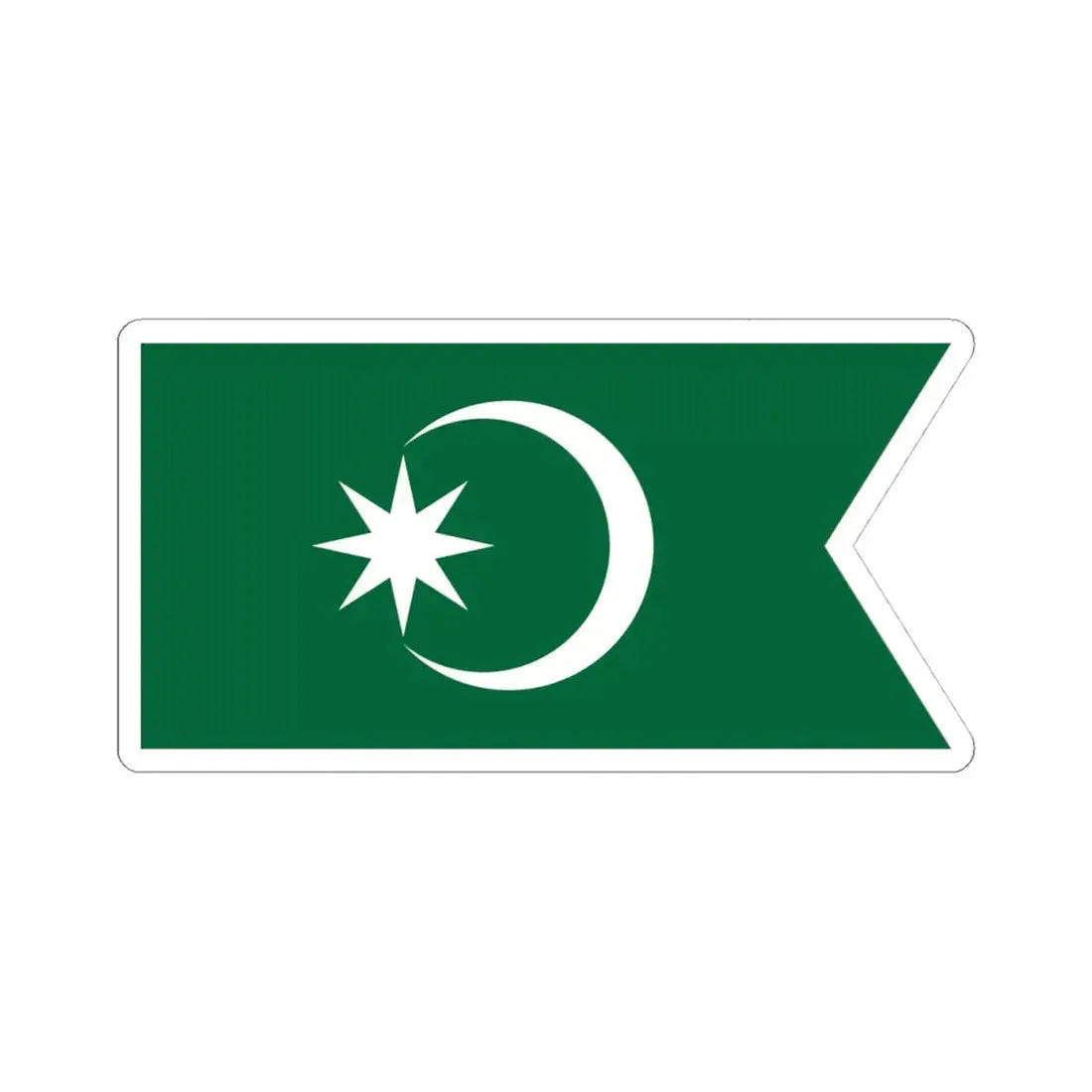 Western Herzegovina 1760 flag (Bosnia and Herzegovina) STICKER Vinyl Kiss-Cut Decal 4 Inch White - The Sticker Space