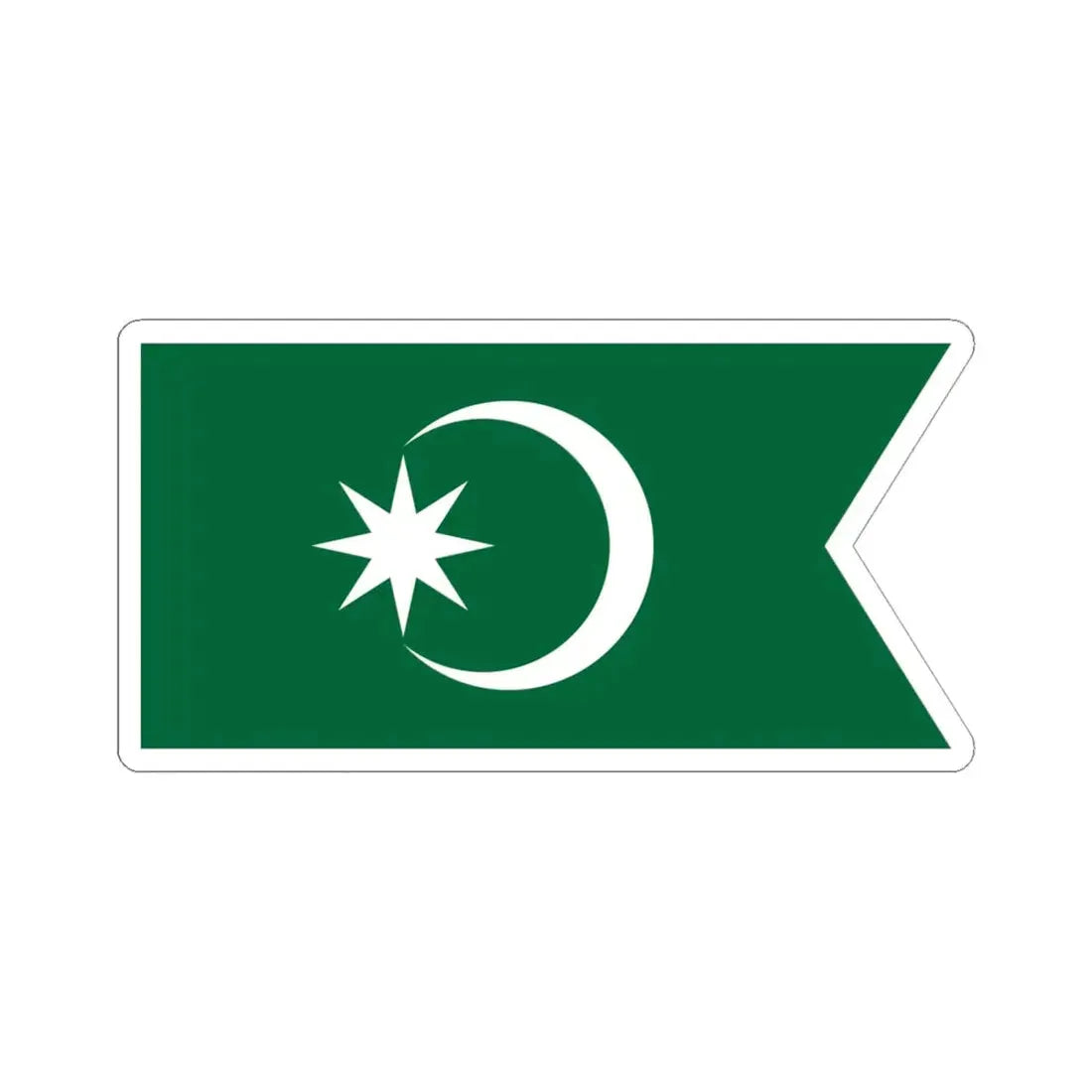 Western Herzegovina 1760 flag (Bosnia and Herzegovina) STICKER Vinyl Kiss-Cut Decal 6 Inch White - The Sticker Space