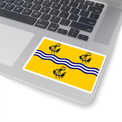 Western Isles Council Flag (Scotland) STICKER Vinyl Kiss-Cut Decal - The Sticker Space