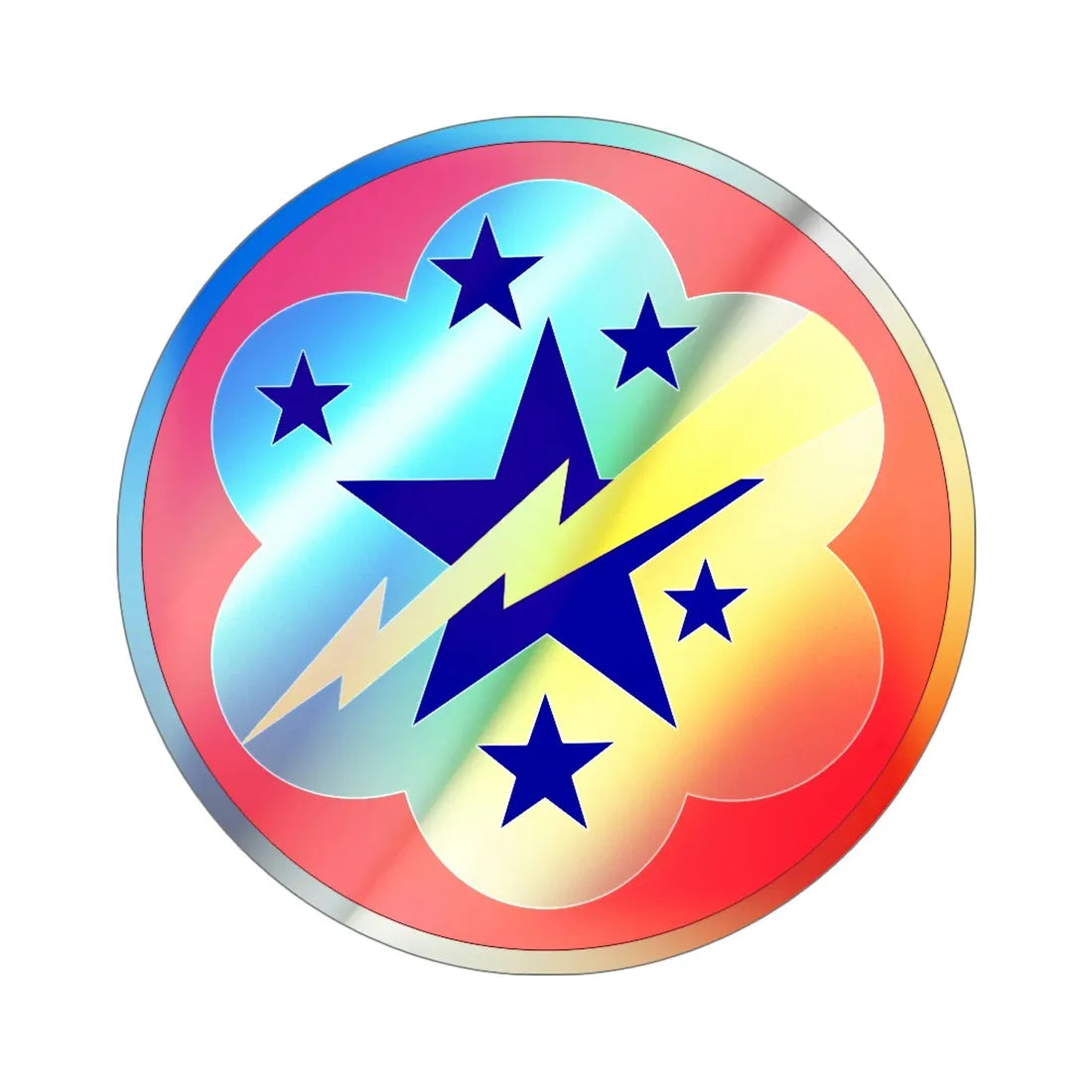 Western Pacific United States Forces (U.S. Army) Holographic STICKER Die-Cut Vinyl Decal 6 Inch Holographic - The Sticker Space