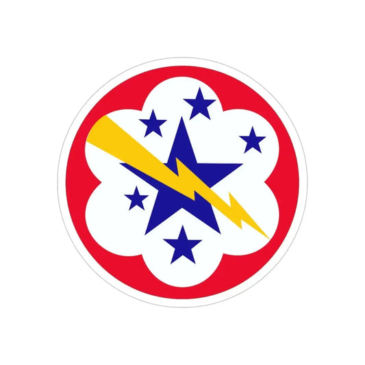 Western Pacific United States Forces (U.S. Army) REVERSE PRINT Transparent Die-Cut STICKER 6 Inch Die-Cut Transparent - The Sticker Space