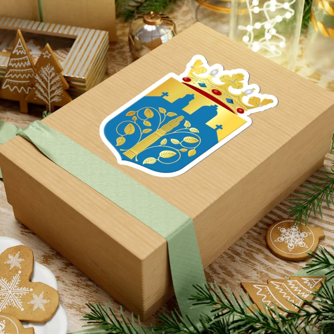 Westerwolde wapen (Netherlands) (Coat of Arms) STICKER Vinyl Kiss-Cut Decal - The Sticker Space