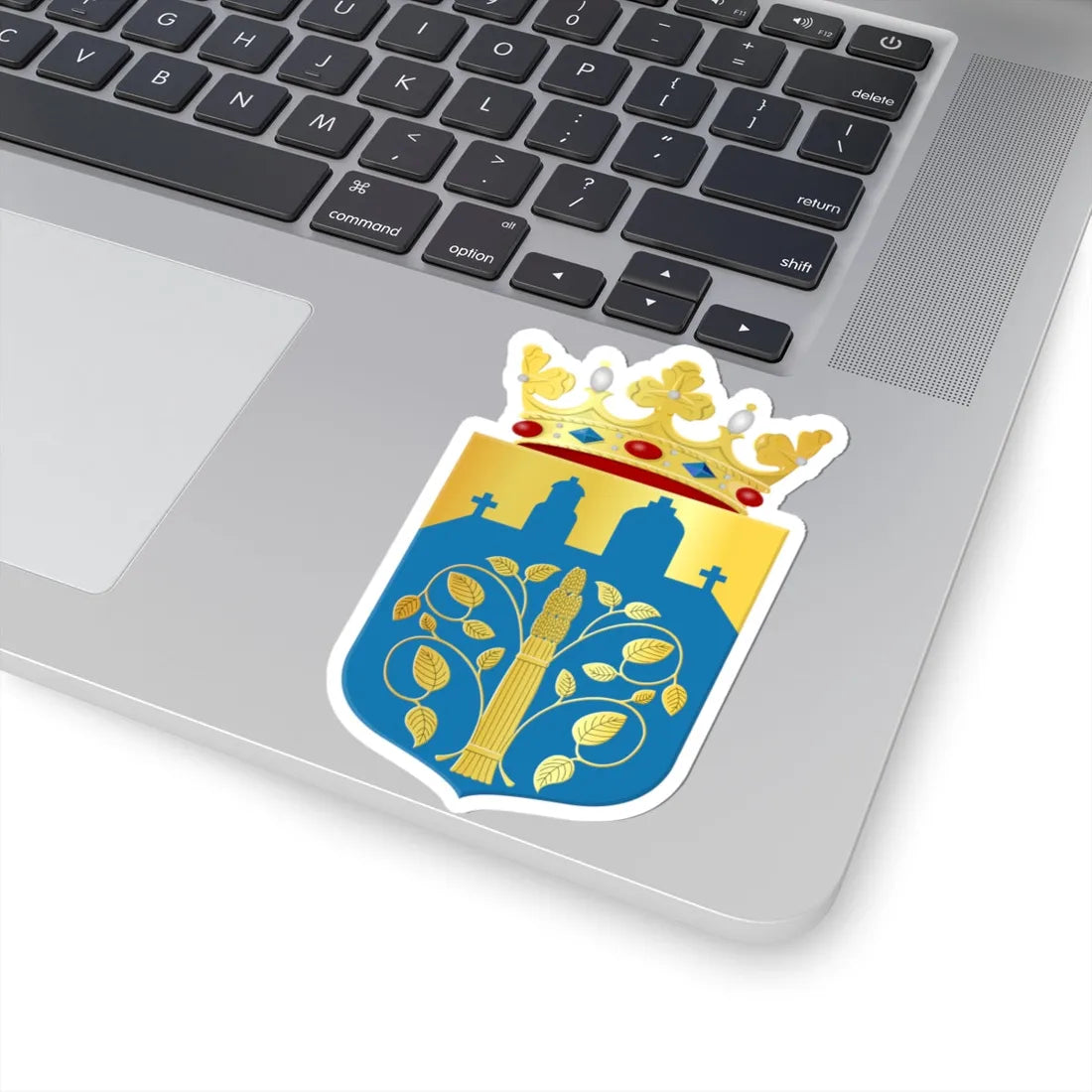 Westerwolde wapen (Netherlands) (Coat of Arms) STICKER Vinyl Kiss-Cut Decal - The Sticker Space