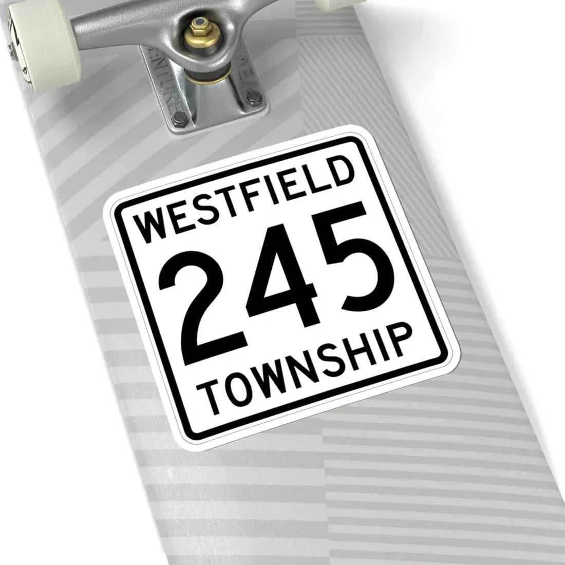 Westfield Township Route 245 Morrow County Ohio (Ohio) (Road Sign) STICKER Vinyl Kiss-Cut Decal - The Sticker Space