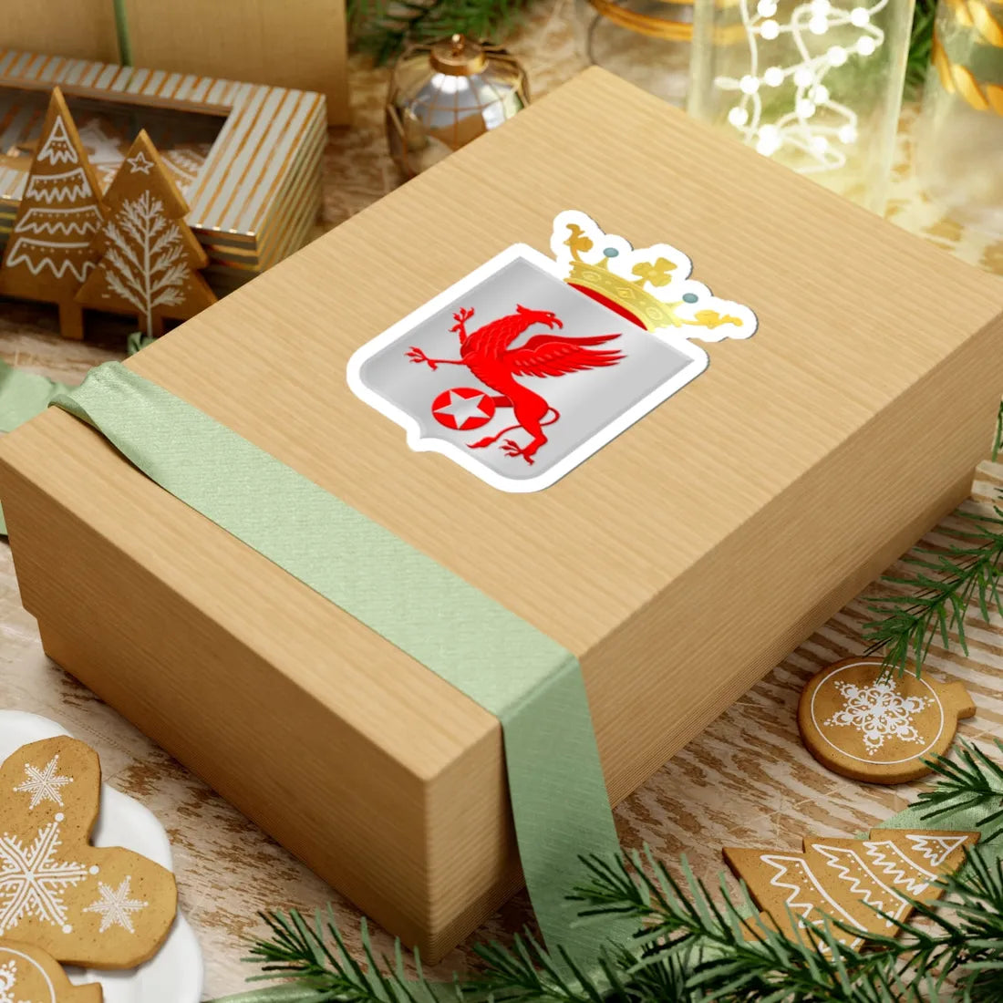 Weststellingwerf wapen (Netherlands) (Coat of Arms) STICKER Vinyl Kiss-Cut Decal - The Sticker Space