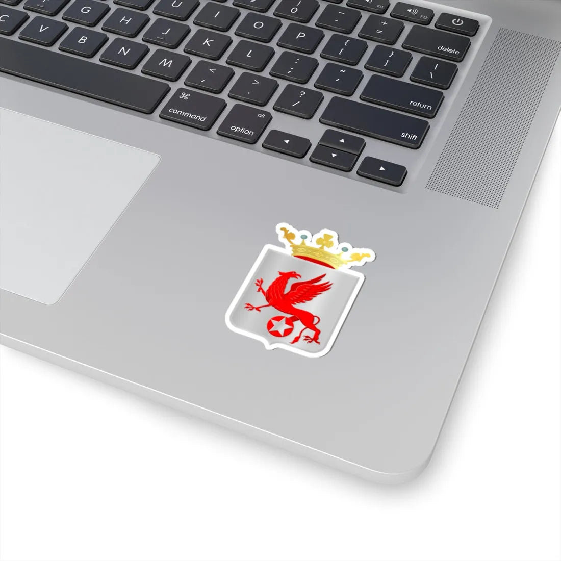 Weststellingwerf wapen (Netherlands) (Coat of Arms) STICKER Vinyl Kiss-Cut Decal - The Sticker Space