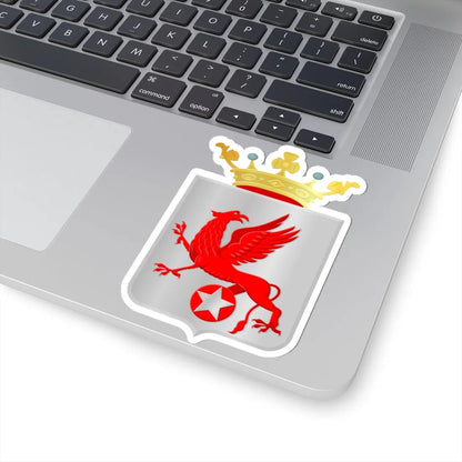 Weststellingwerf wapen (Netherlands) (Coat of Arms) STICKER Vinyl Kiss-Cut Decal - The Sticker Space