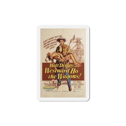 Westward Ho the Wagons 1956 Movie Poster Refrigerator Magnet 5 Inch - The Sticker Space