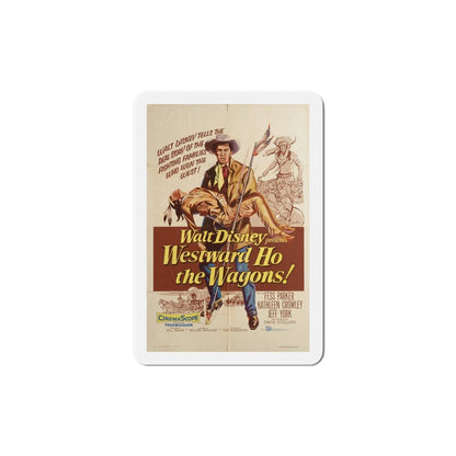 Westward Ho the Wagons 1956 Movie Poster Refrigerator Magnet 6 Inch - The Sticker Space