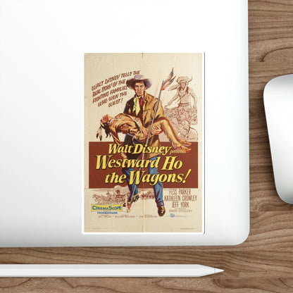 Westward Ho the Wagons 1956 Movie Poster STICKER Vinyl Die-Cut Decal-The Sticker Space