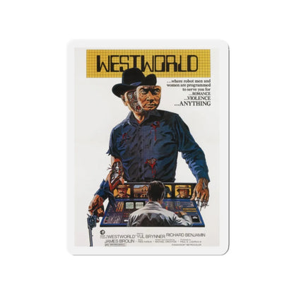 WESTWORLD 1973 Movie Poster - Refrigerator Magnet 2 Inch - The Sticker Space