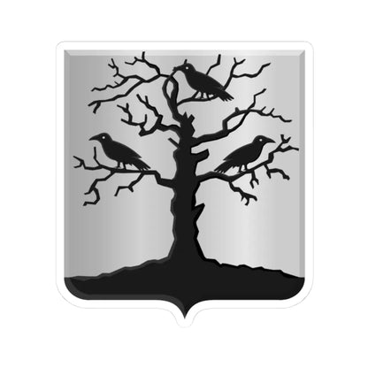 Westwoud wapen (Netherlands) (Coat of Arms) STICKER Vinyl Kiss-Cut Decal 3 Inch White - The Sticker Space