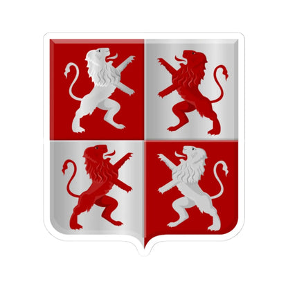 Westzaan wapen (Netherlands) (Coat of Arms) STICKER Vinyl Kiss-Cut Decal 4 Inch White - The Sticker Space