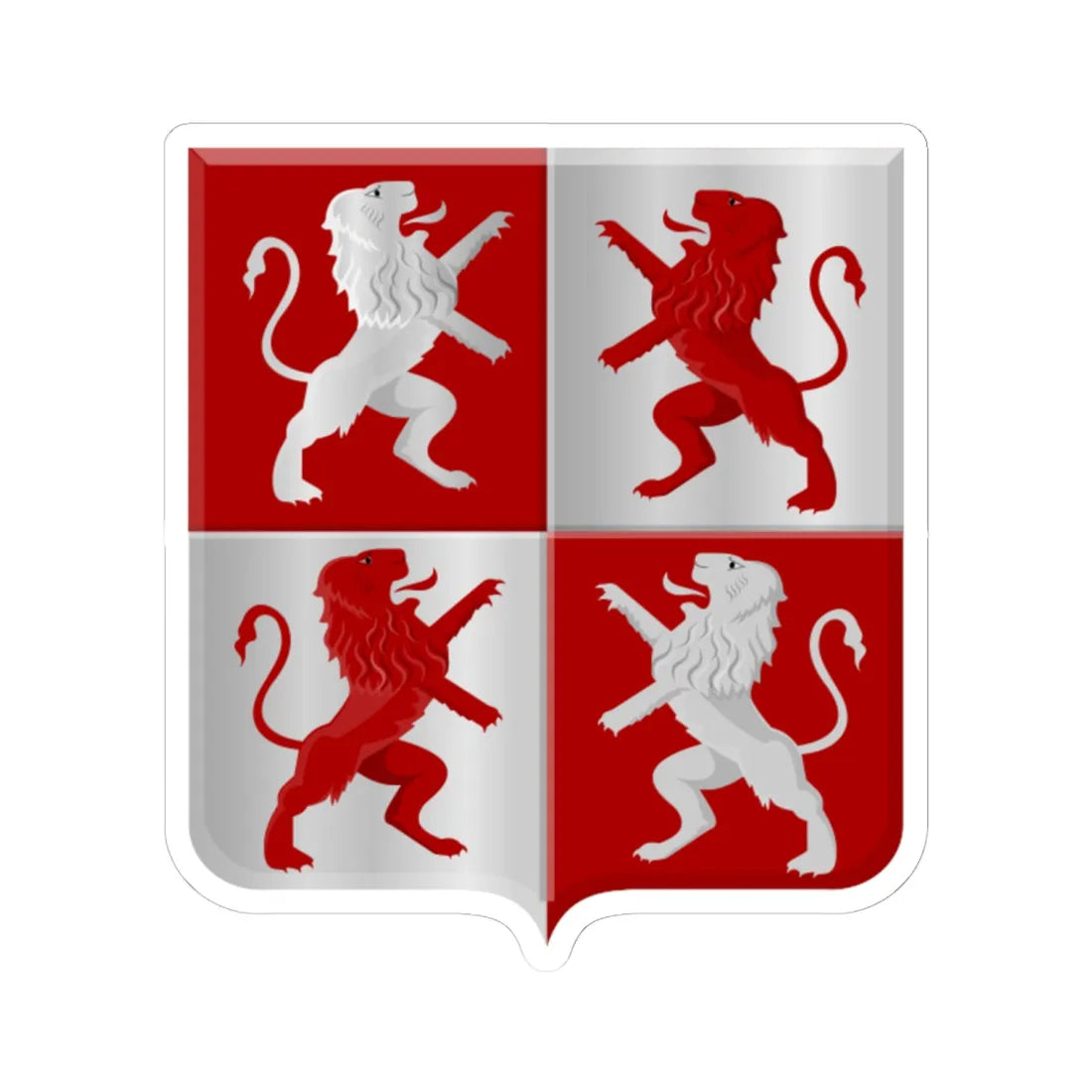 Westzaan wapen (Netherlands) (Coat of Arms) STICKER Vinyl Kiss-Cut Decal - The Sticker Space