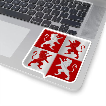 Westzaan wapen (Netherlands) (Coat of Arms) STICKER Vinyl Kiss-Cut Decal - The Sticker Space