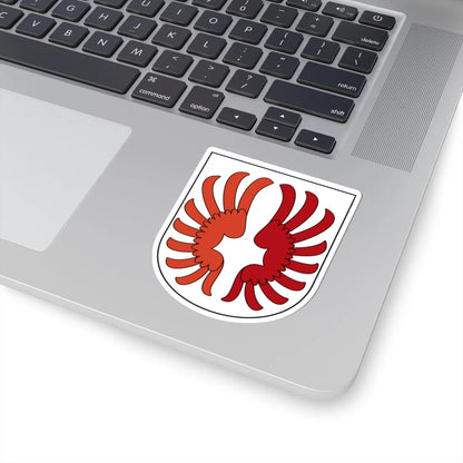 Wettswil am Albis-blazon (Switzerland) (Coat of Arms) STICKER Vinyl Kiss-Cut Decal - The Sticker Space