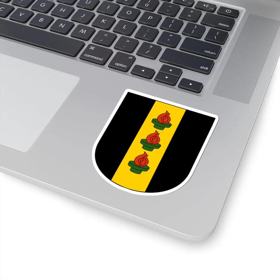 Wetzikon-blazon (Switzerland) (Coat of Arms) STICKER Vinyl Kiss-Cut Decal - The Sticker Space