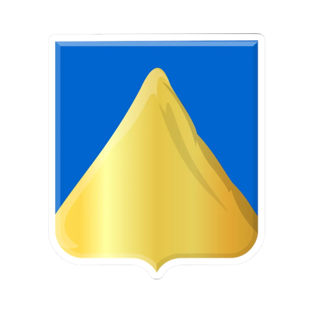 Wevelgem wapen (Belgium) (Coat of Arms) STICKER Vinyl Kiss-Cut Decal 2 Inch White - The Sticker Space