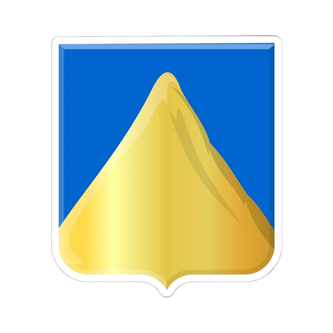 Wevelgem wapen (Belgium) (Coat of Arms) STICKER Vinyl Kiss-Cut Decal 6 Inch White - The Sticker Space