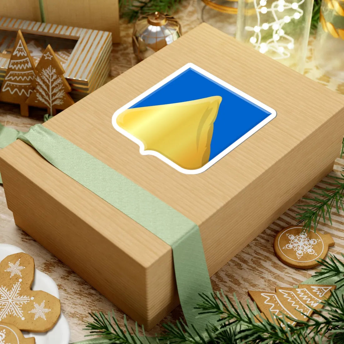 Wevelgem wapen (Belgium) (Coat of Arms) STICKER Vinyl Kiss-Cut Decal - The Sticker Space