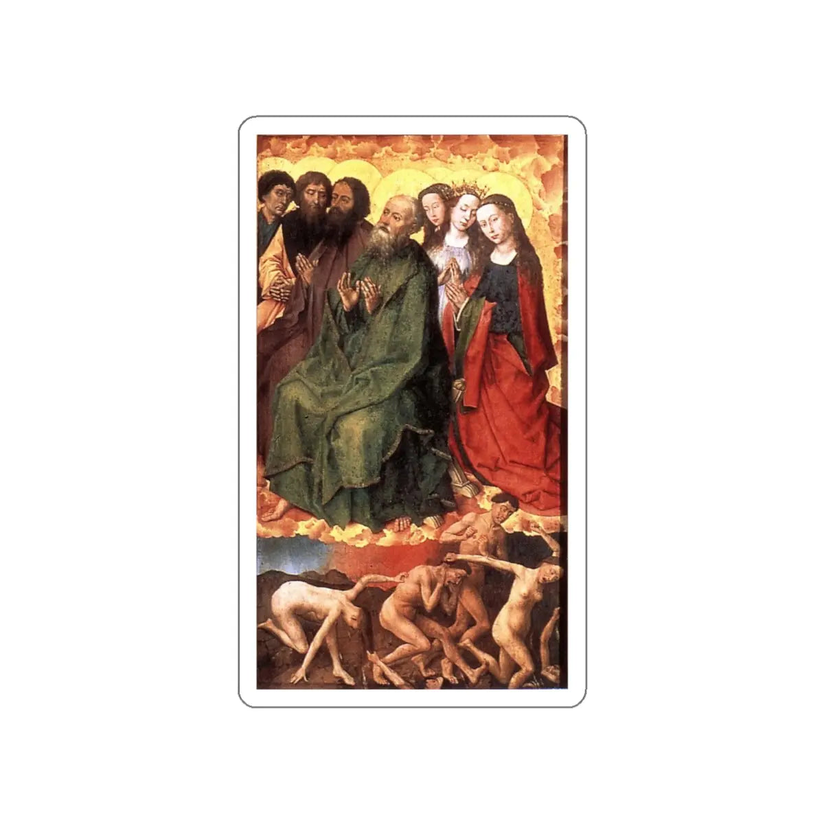 SKU:22386833950661296043 Sticker types:White Shape:Die-Cut Sizes:6" × 6"