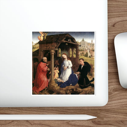 WEYDEN, Rogier van der - Bladelin Triptych (central panel) (Artwork) STICKER Vinyl Die-Cut Decal-The Sticker Space