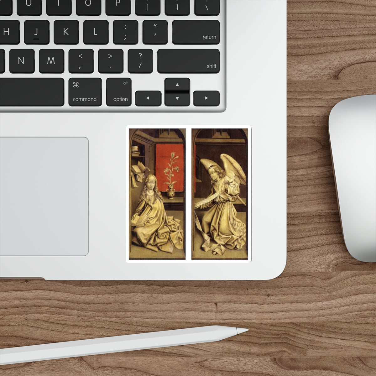 WEYDEN, Rogier van der - Bladelin Triptych (exterior) (Artwork) STICKER Vinyl Die-Cut Decal-The Sticker Space