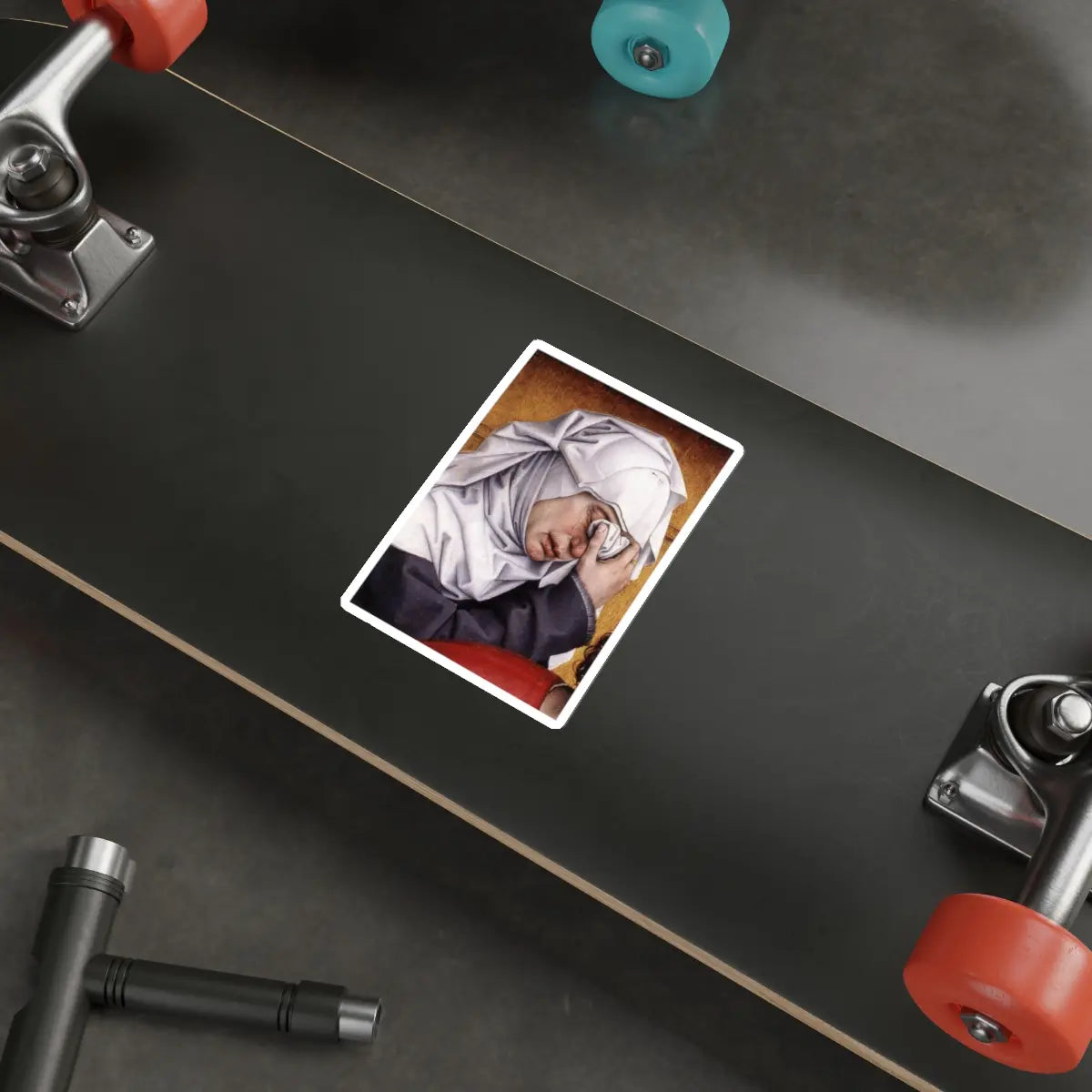 SKU:20693981512200609044 Sticker types:White Shape:Die-Cut Sizes:5" × 5"