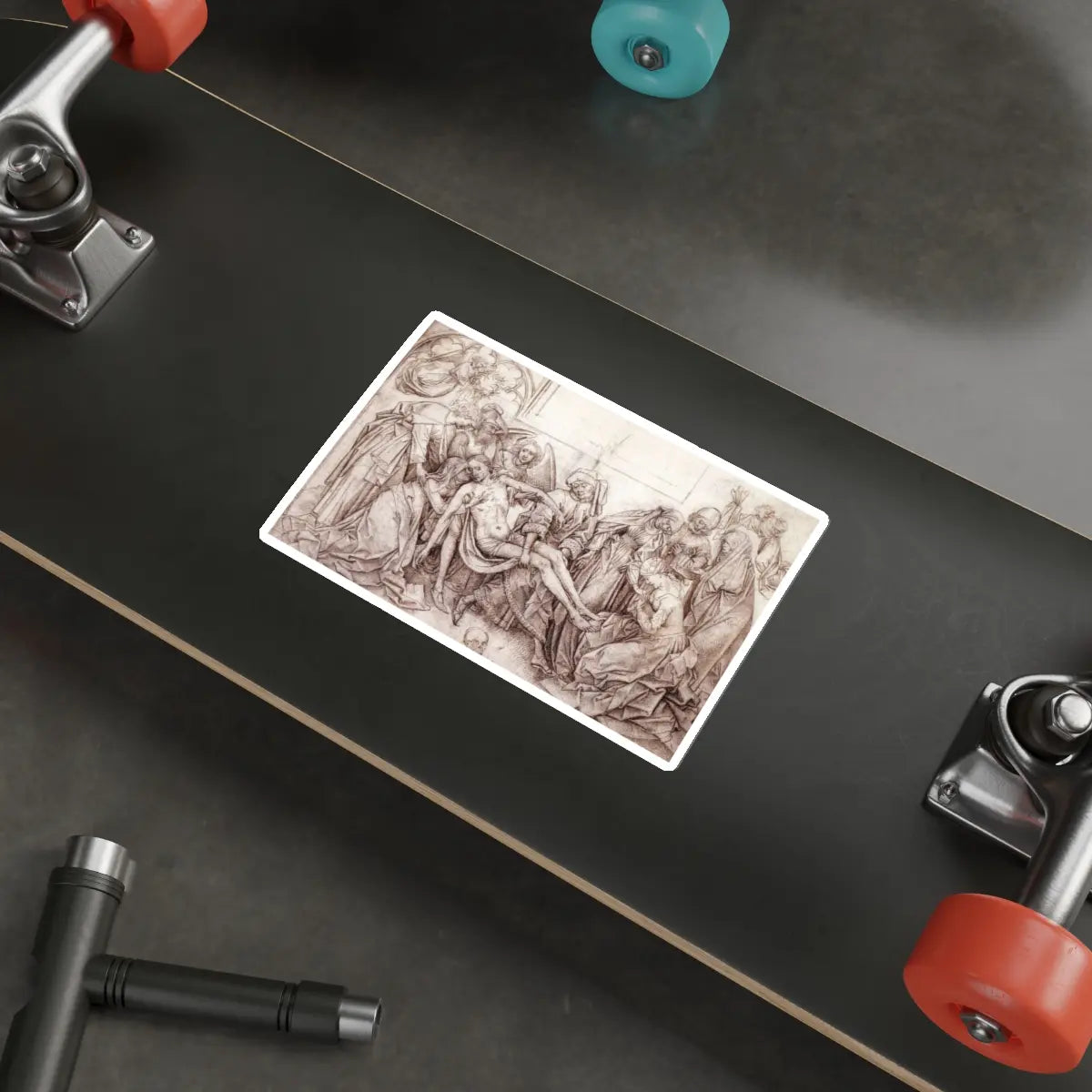 SKU:16367615296643923263 Sticker types:White Shape:Die-Cut Sizes:6" × 6"