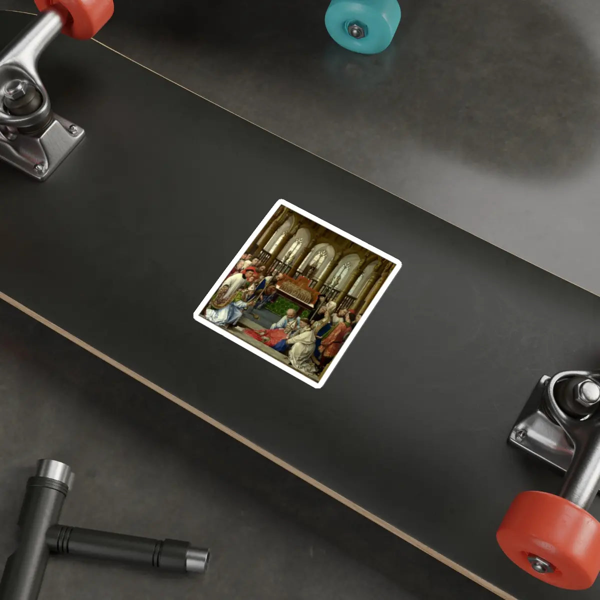 SKU:27813285848275433052 Sticker types:White Shape:Die-Cut Sizes:4" × 4"