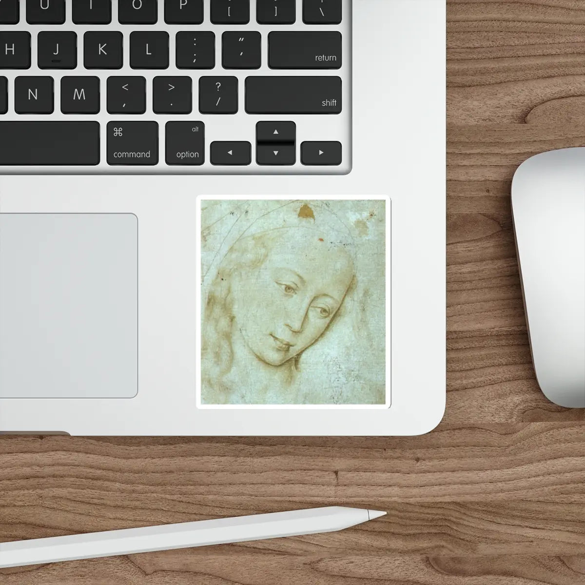 SKU:26710856701051384900 Sticker types:White Shape:Die-Cut Sizes:4" × 4"
