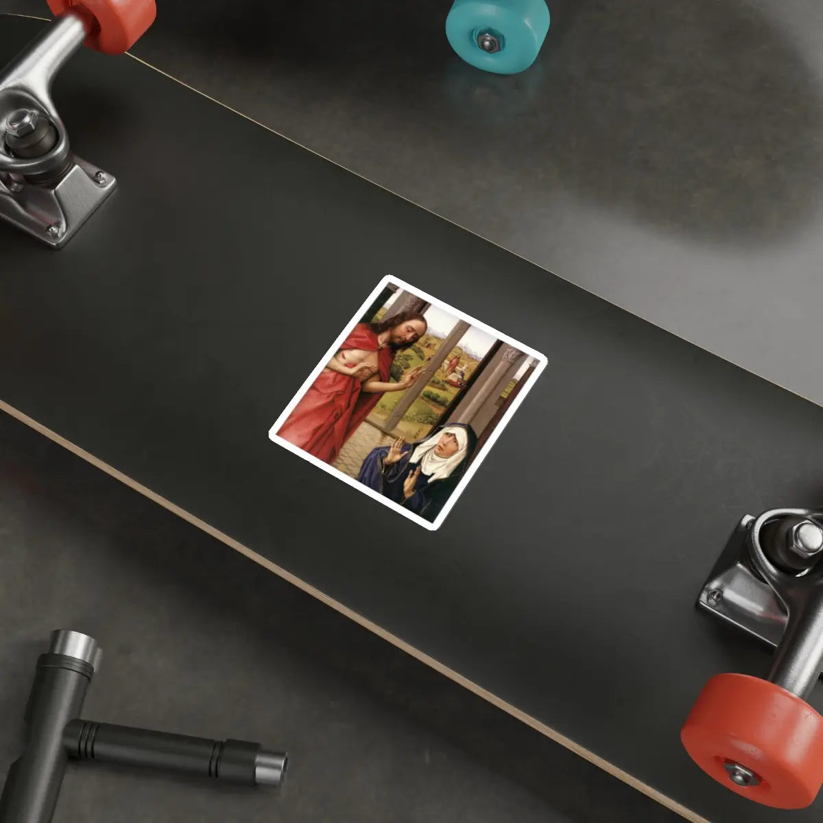 SKU:28988292534514096569 Sticker types:White Shape:Die-Cut Sizes:4" × 4"
