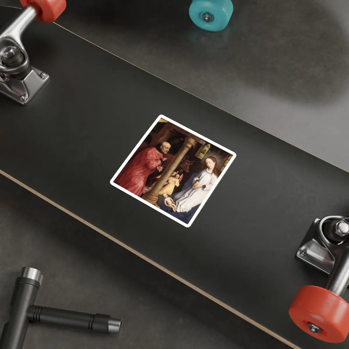 SKU:42359891685695241599 Sticker types:White Shape:Die-Cut Sizes:4" × 4"