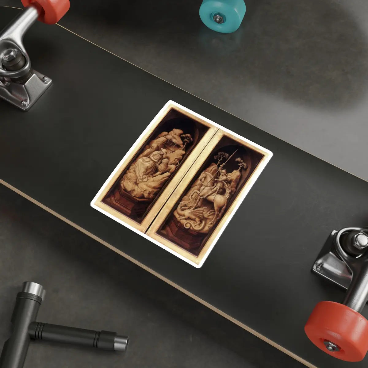 SKU:16582204220214620345 Sticker types:White Shape:Die-Cut Sizes:6" × 6"