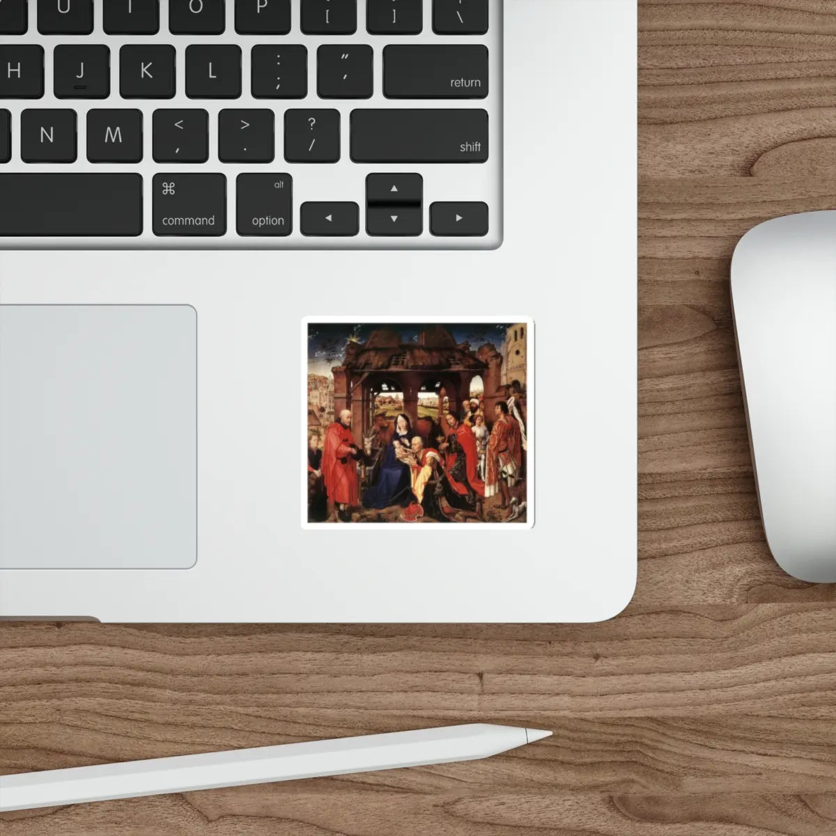 SKU:13841592742104480083 Sticker types:White Shape:Die-Cut Sizes:3" × 3"