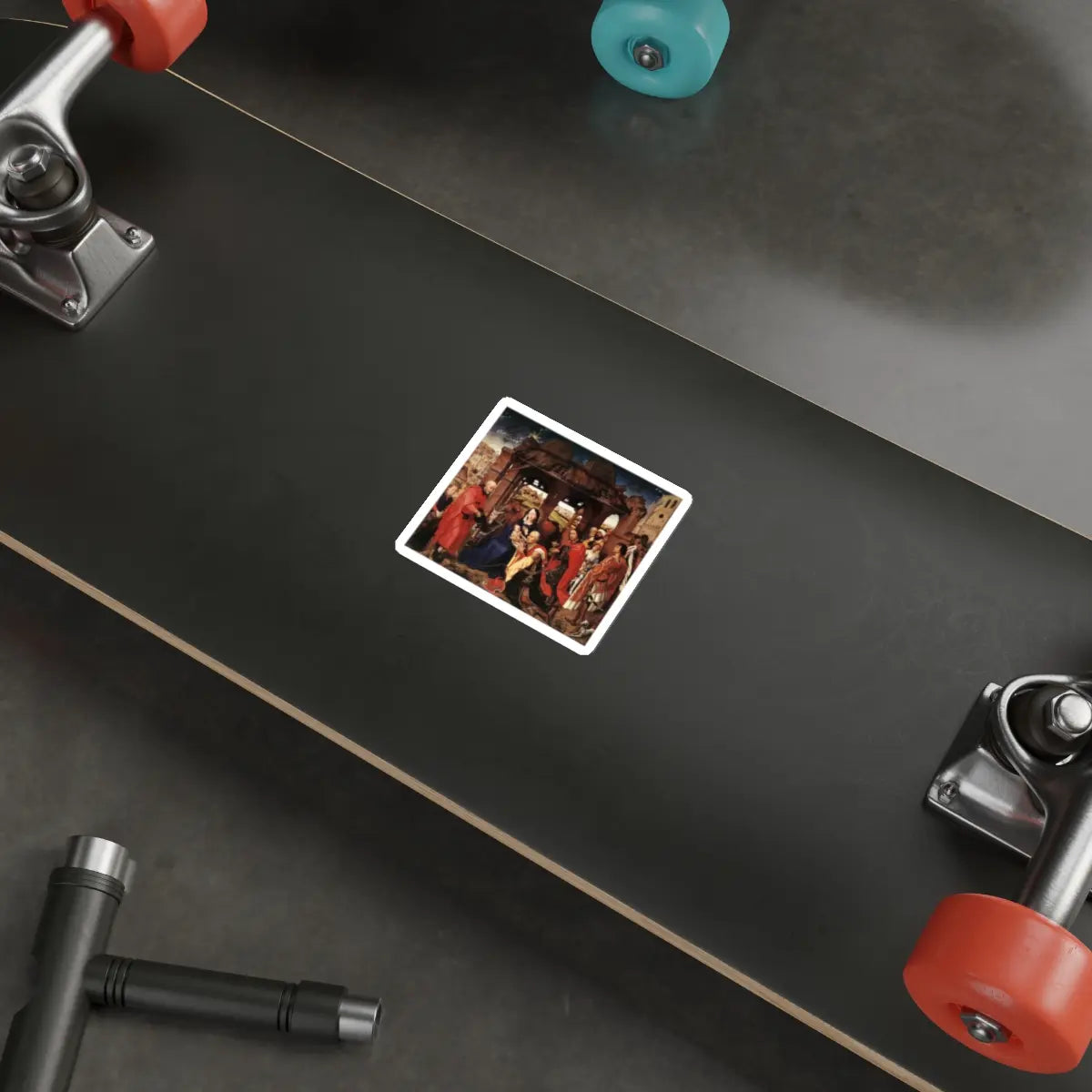 SKU:13841592742104480083 Sticker types:White Shape:Die-Cut Sizes:3" × 3"