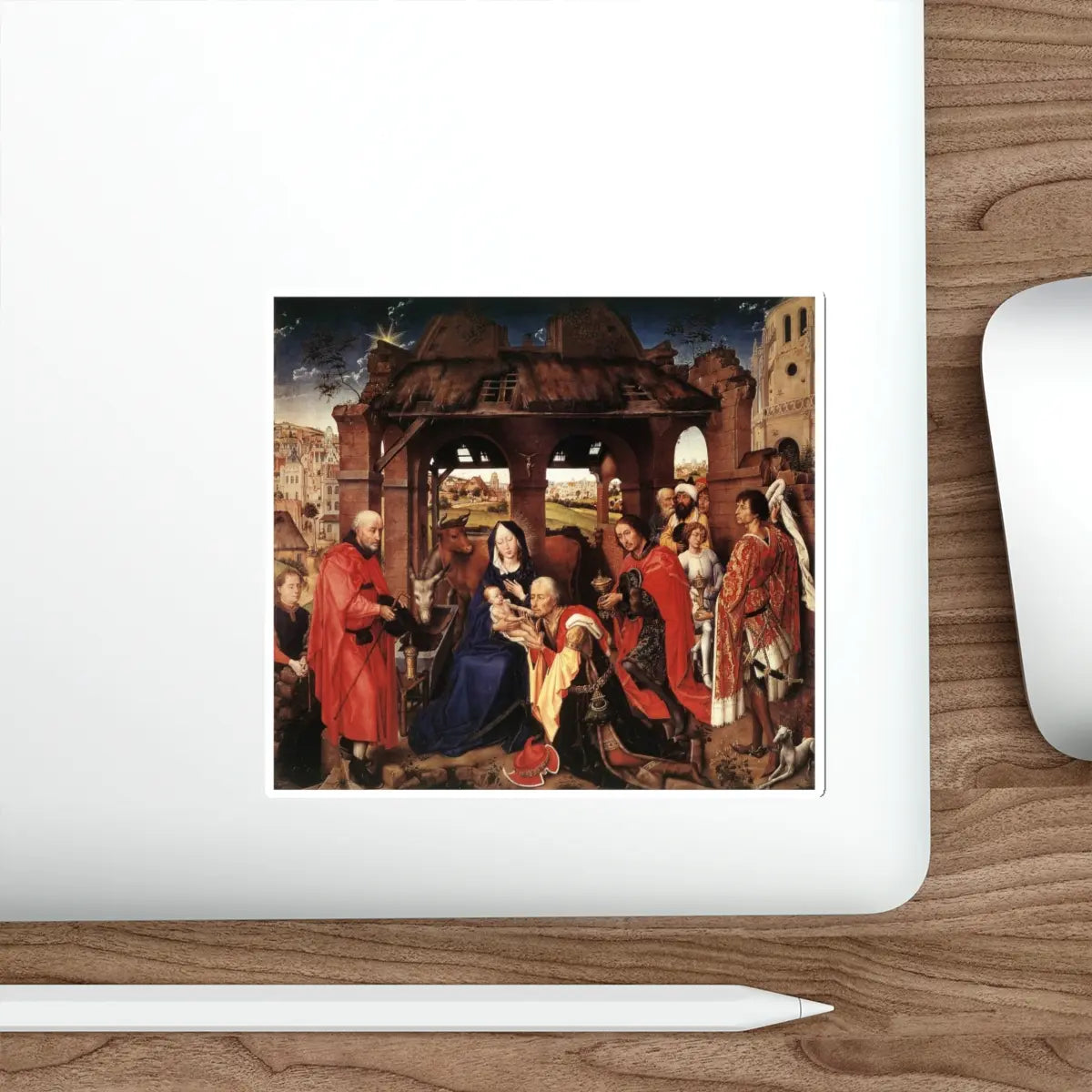 SKU:15850315931742929701 Sticker types:White Shape:Die-Cut Sizes:5" × 5"