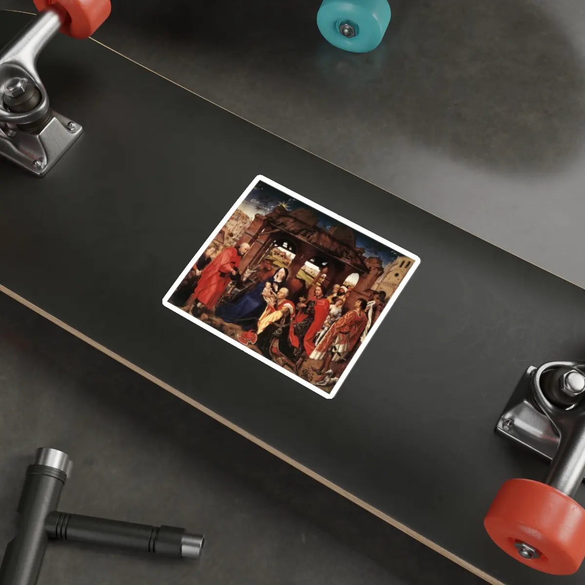 SKU:15850315931742929701 Sticker types:White Shape:Die-Cut Sizes:5" × 5"